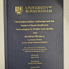 University of Birmingham -customer design (www.helixbinders.co.uk)