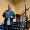 A happy customer with their thesis at University of Glasgow (www.helixbinders.co.uk)